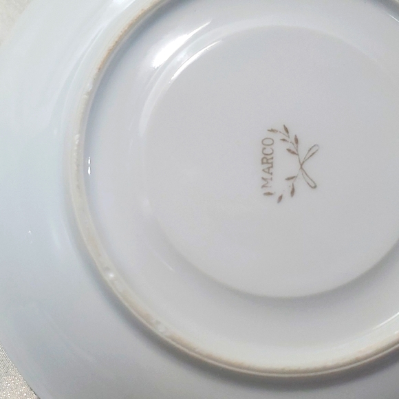 Vintage Marco Autumn Roses Tea Cup and Saucer - Picture 7 of 9